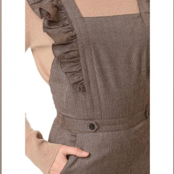 Ulla Johnson Ruffled Checked Jumpsuit - Picture 6 of 15